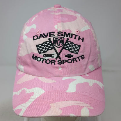 Port Authority Baseball Cap Pink Camo One Size Dave Smith Motor Sports Hat GMC