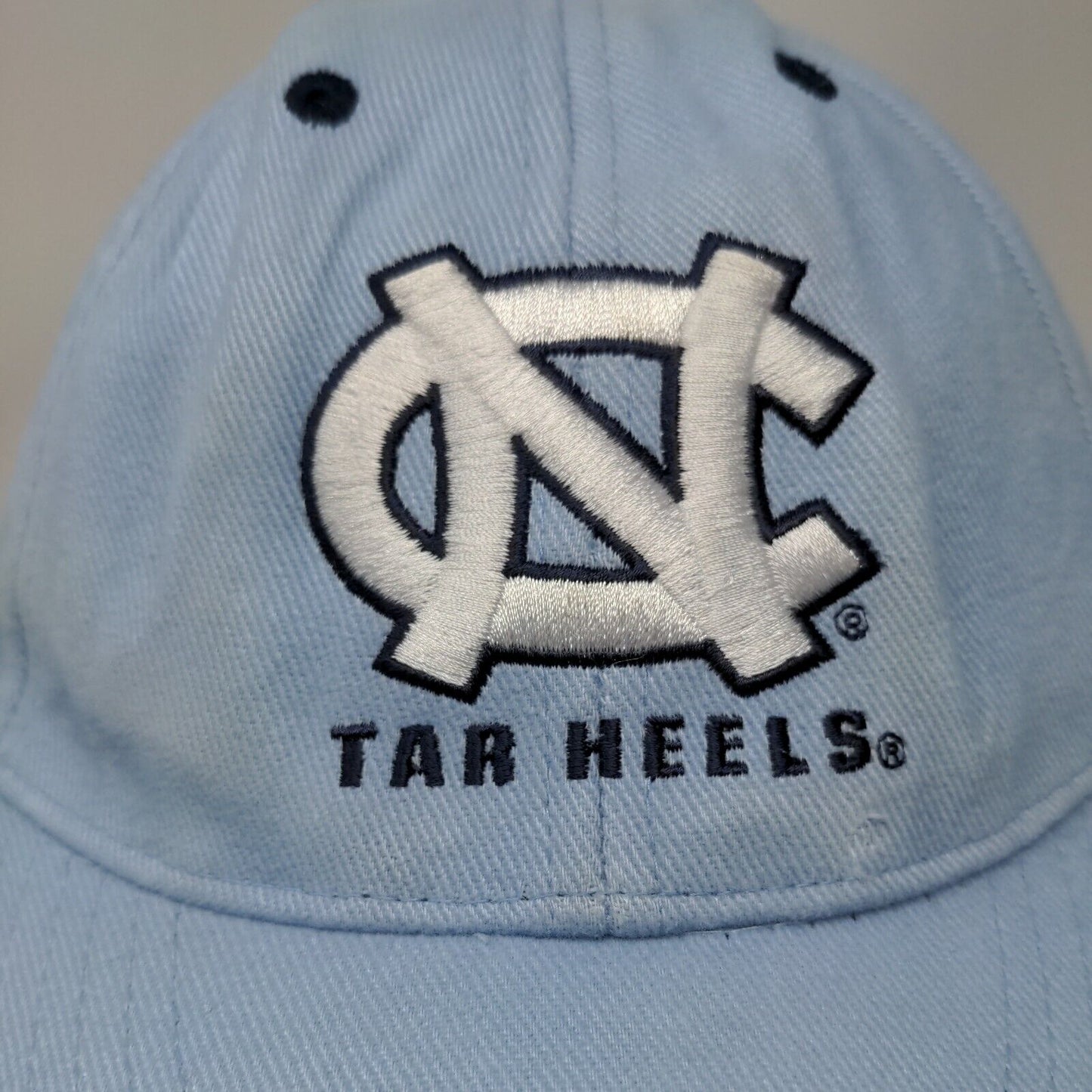 North Carolina Tar Heels Strapback Hat Blue OSFM Embroidered Logo NCAA
