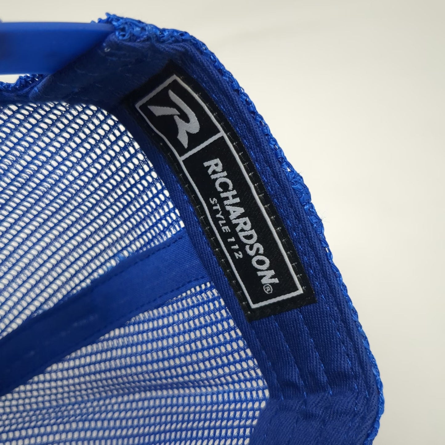 Richardson Trucker Hat Gray Blue One Size Snapback Equipment Share Mesh Logo