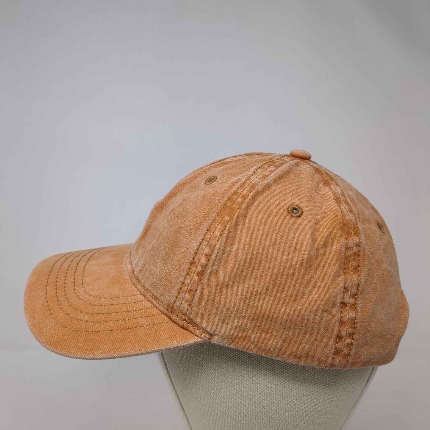 Unbranded Slideback Baseball Cap Brown One Size Adjustable 6 Panel Blank