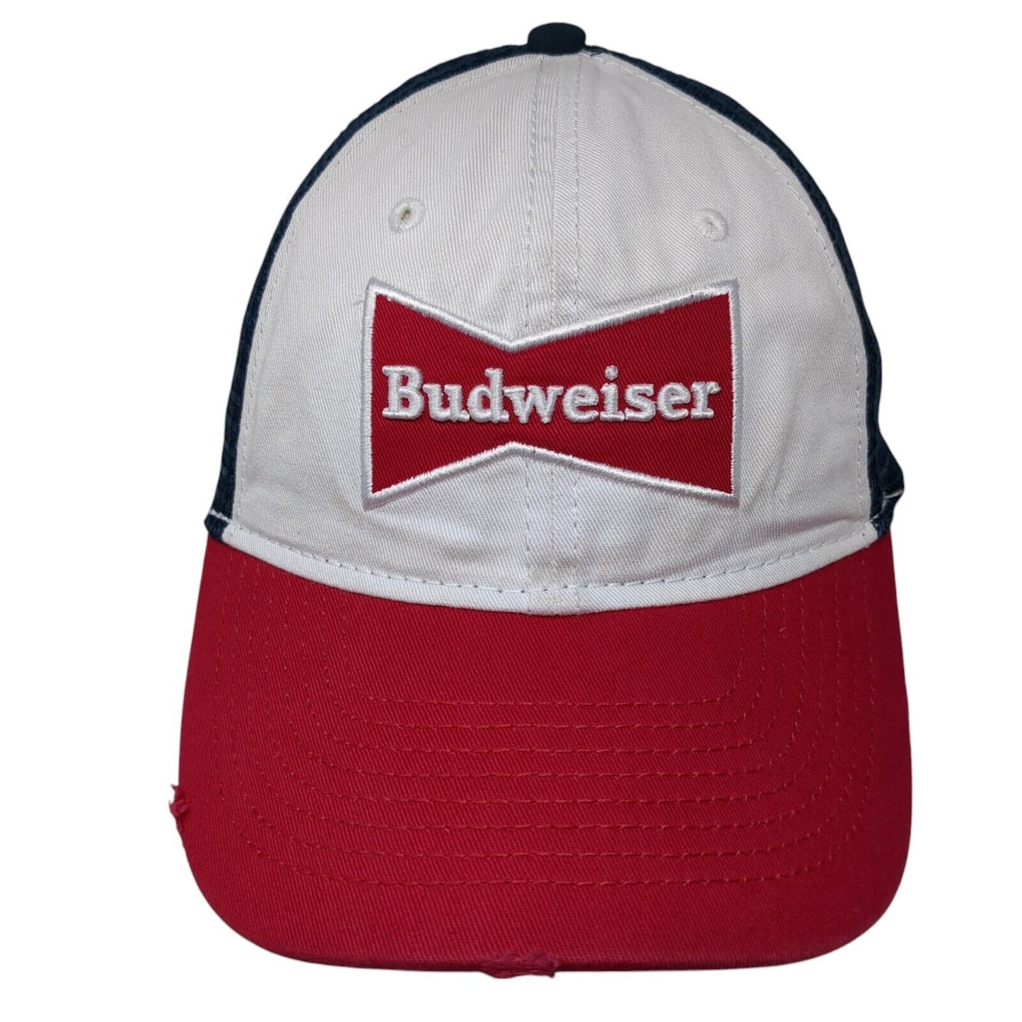 Budweiser Anheuser-Busch Snapback Trucker Hat Multi OS Adjustable Mesh Back