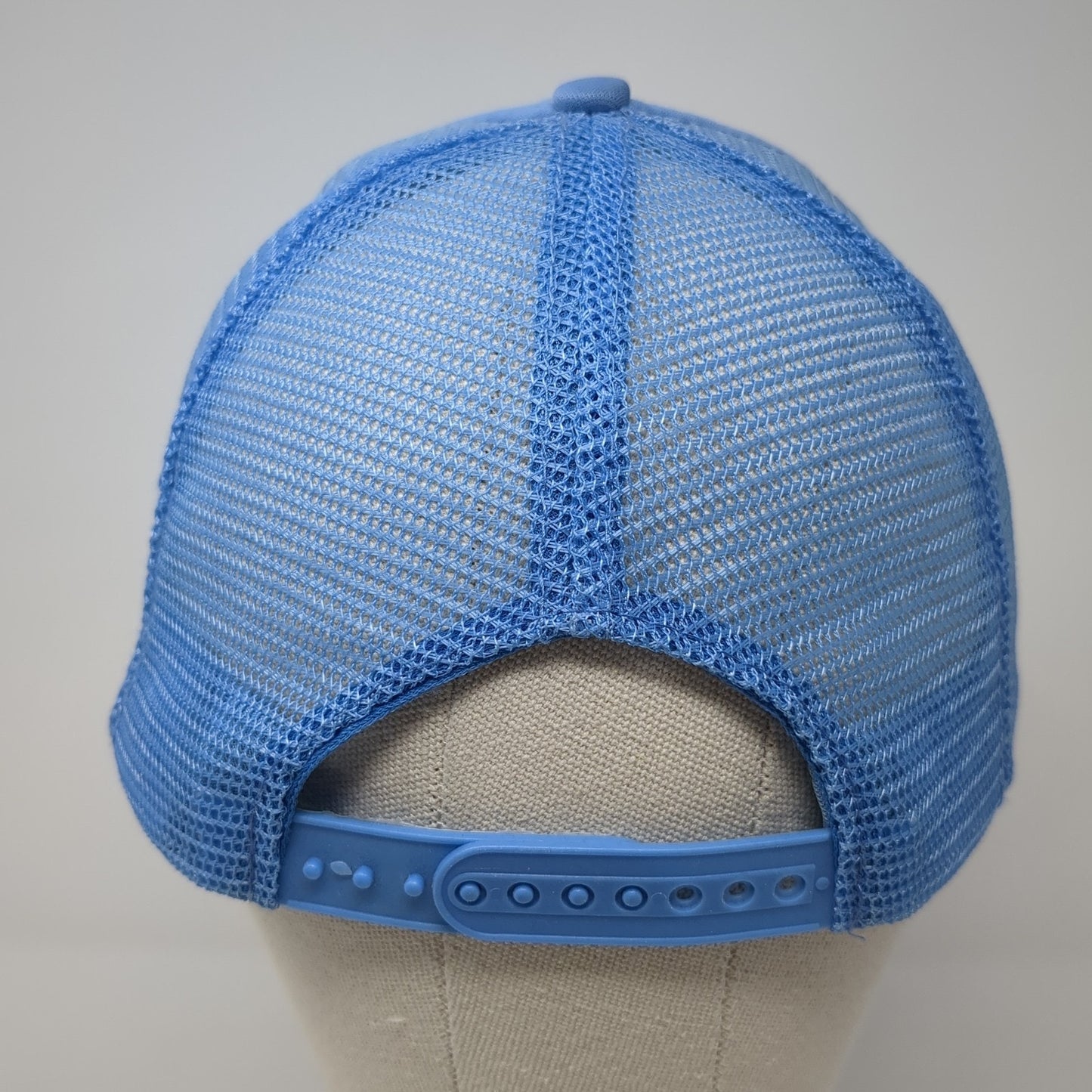 Gulf Shores Snapback Trucker Hat Blue One Size Adjustable Mesh Back Rope