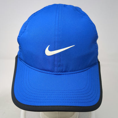 Nike Baseball Cap Blue One Size Dri-Fit Featherlight Adjustable Performance Hat