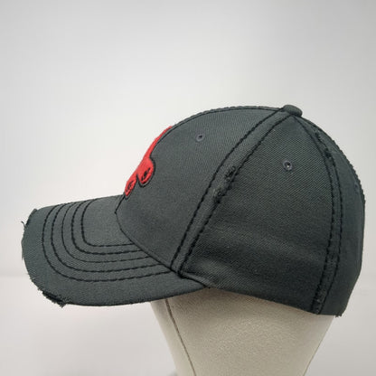 Boston Red Sox MLB 47 Brand Baseball Cap Gray Red M Distressed Cooperstown Hat