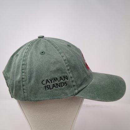 Fahrenheit Baseball Cap Green One Size Cayman Islands Scuba Dive Sharks Hat