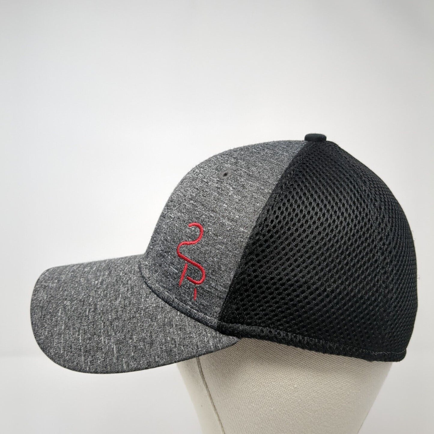 Requa Bros. Fitted Mesh Back Hat Gray M-L Colorblock New Era 39Thirty
