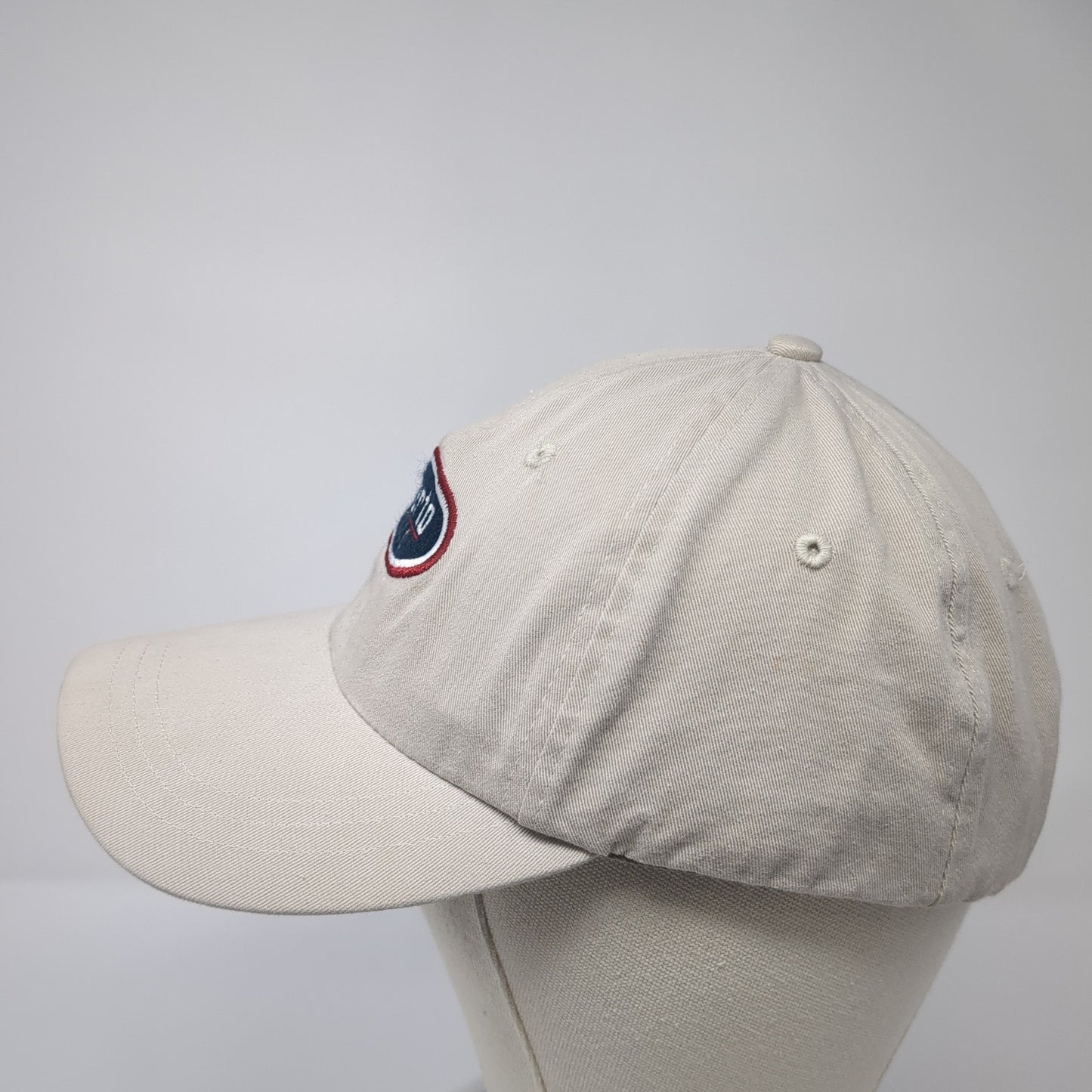 Puerto Rico Slideback Hat Beige One Size Adjustable Embroidered Ahead
