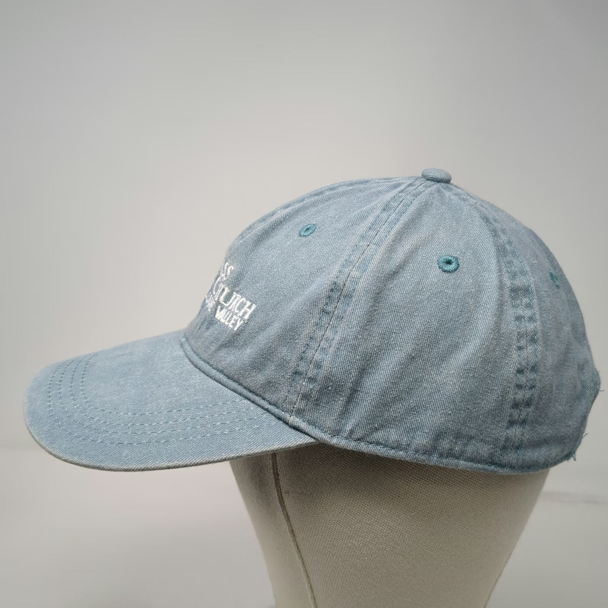 Authentic Pigment Baseball Cap Blue One Size Compass Bible Church Slideback Hat