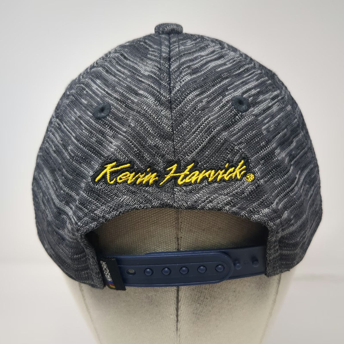 New Era Snapback Hat Gray OSFM Kevin Harvick NASCAR 4 Heathered 9FORTY Racing