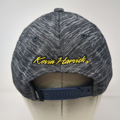 New Era Snapback Hat Gray OSFM Kevin Harvick NASCAR 4 Heathered 9FORTY Racing