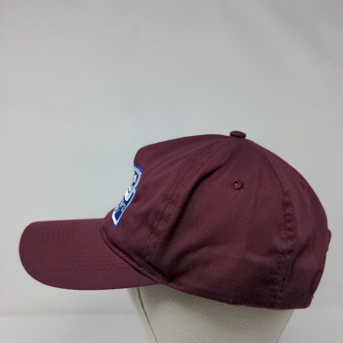 PSC Producers Supply Snapback Hat Red Burgundy OSFM Embroidered Otto
