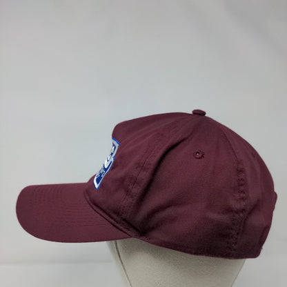 PSC Producers Supply Snapback Hat Red Burgundy OSFM Embroidered Otto