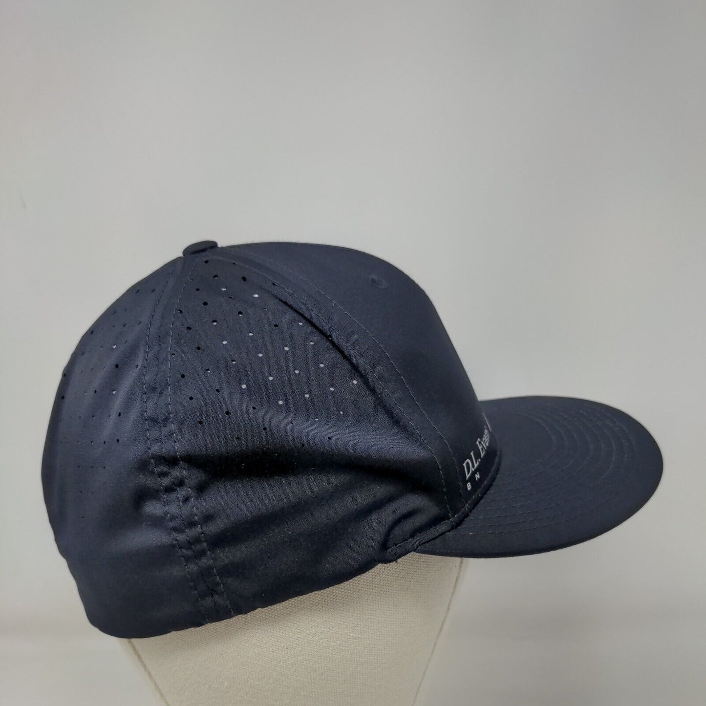 D.L. Evans Fitted Hat Blue S/M PTS 30 Performance Team Series Richardson