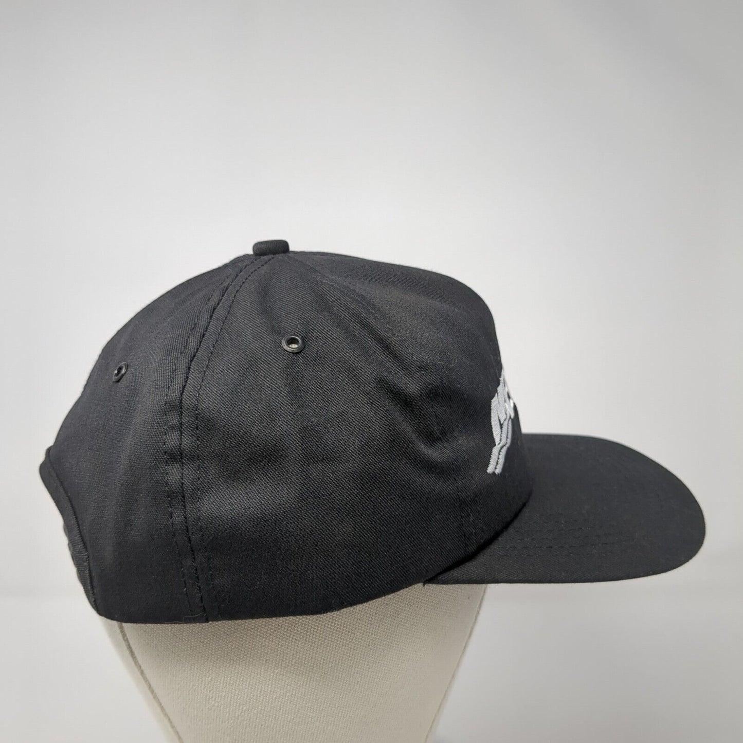 Mercury Snapback Hat Black One Size Adjustable Embroidered 6 Panel K-Products