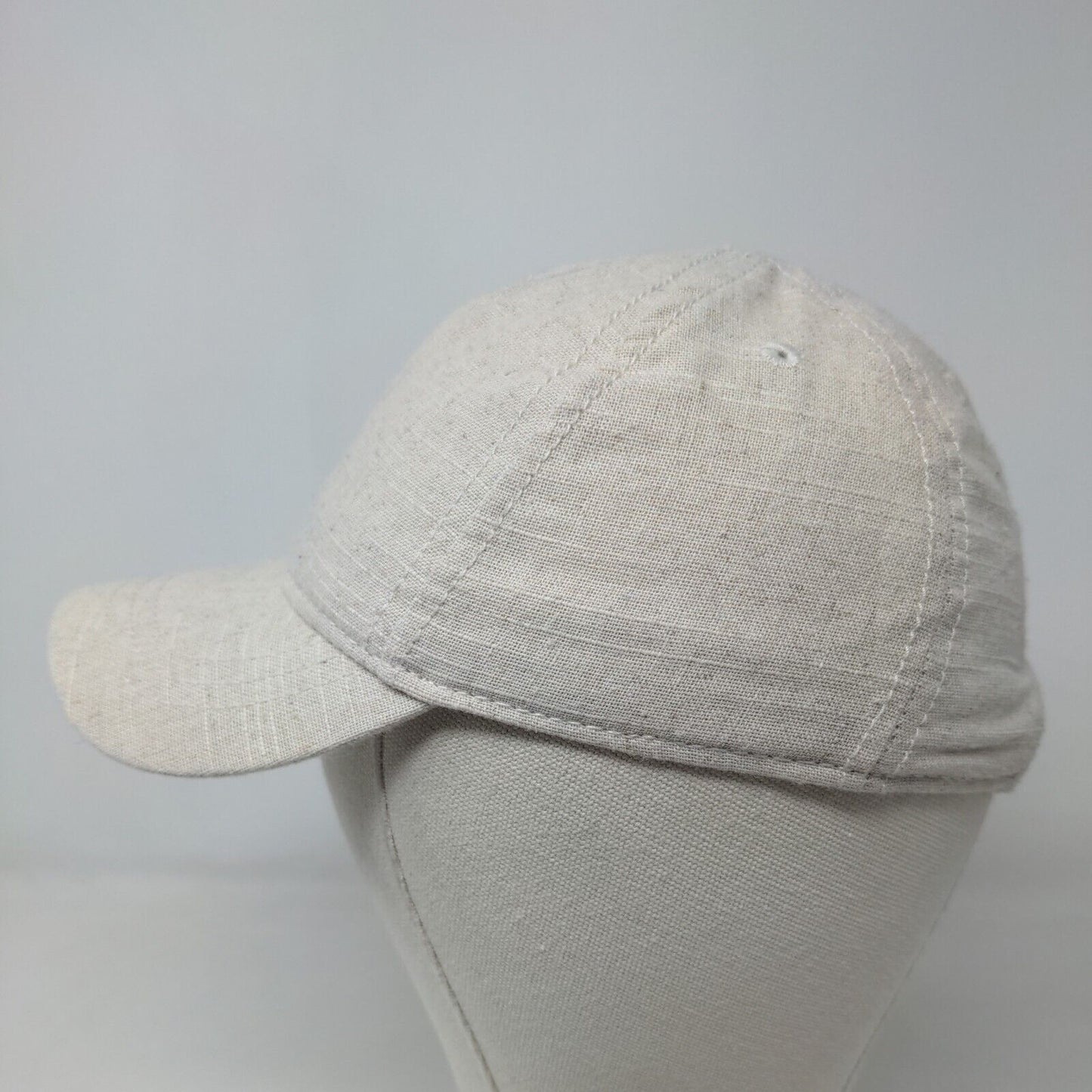 Old Navy Boys Stretchy Hat Tan Size M Blank Poly Cotton Linen Blend
