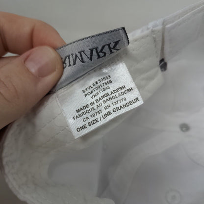 Humane Society Naples Strapback Hat White One Size Embroidered Trimark