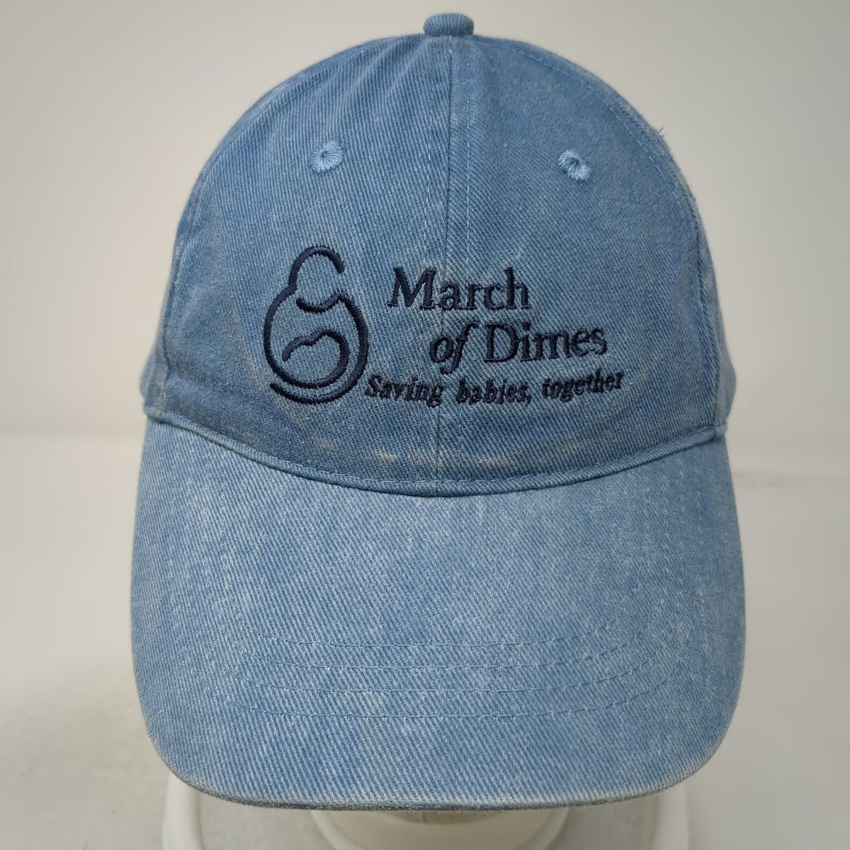 OTTO Baseball Cap Blue One Size Slideback Embroidered March of Dimes Logo Hat