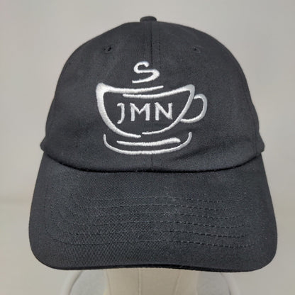 JMN Slideback Hat Black One Size Embroidered Adjustable 6 Panel