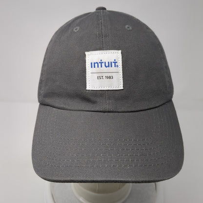Intuit Est. 1983 Patch Slideback Hat Gray One Size Quake City Caps