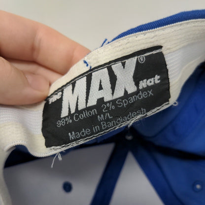 Lyons Concrete Construction Fitted Hat Blue M/L Embroidered The Max Nat