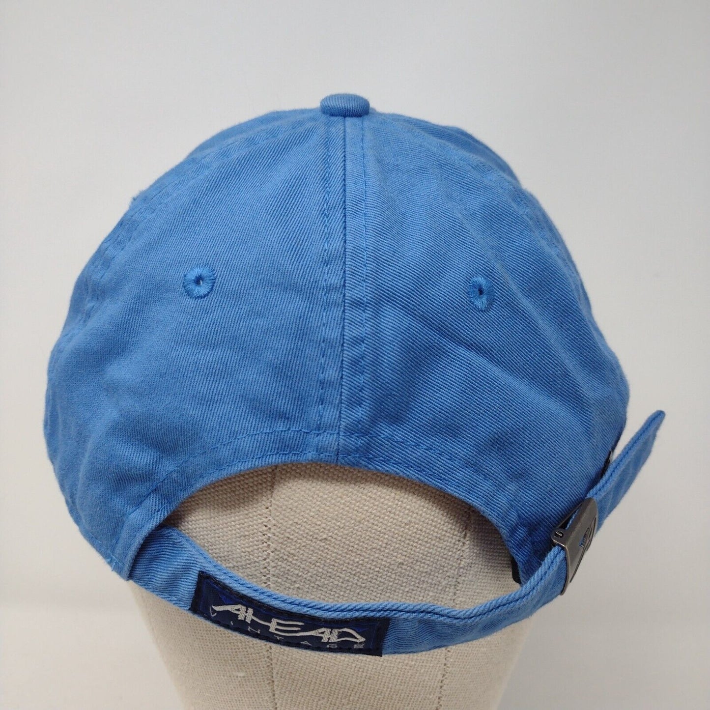 Creekside Sun Valley Slideback Hat Blue OSFA Classic Cut Ahead Vintage Cotton