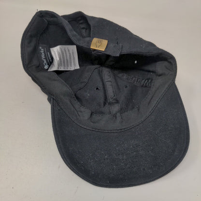 Chef Works Slideback Hat Black One Size Adjustable 6 Panel Blank