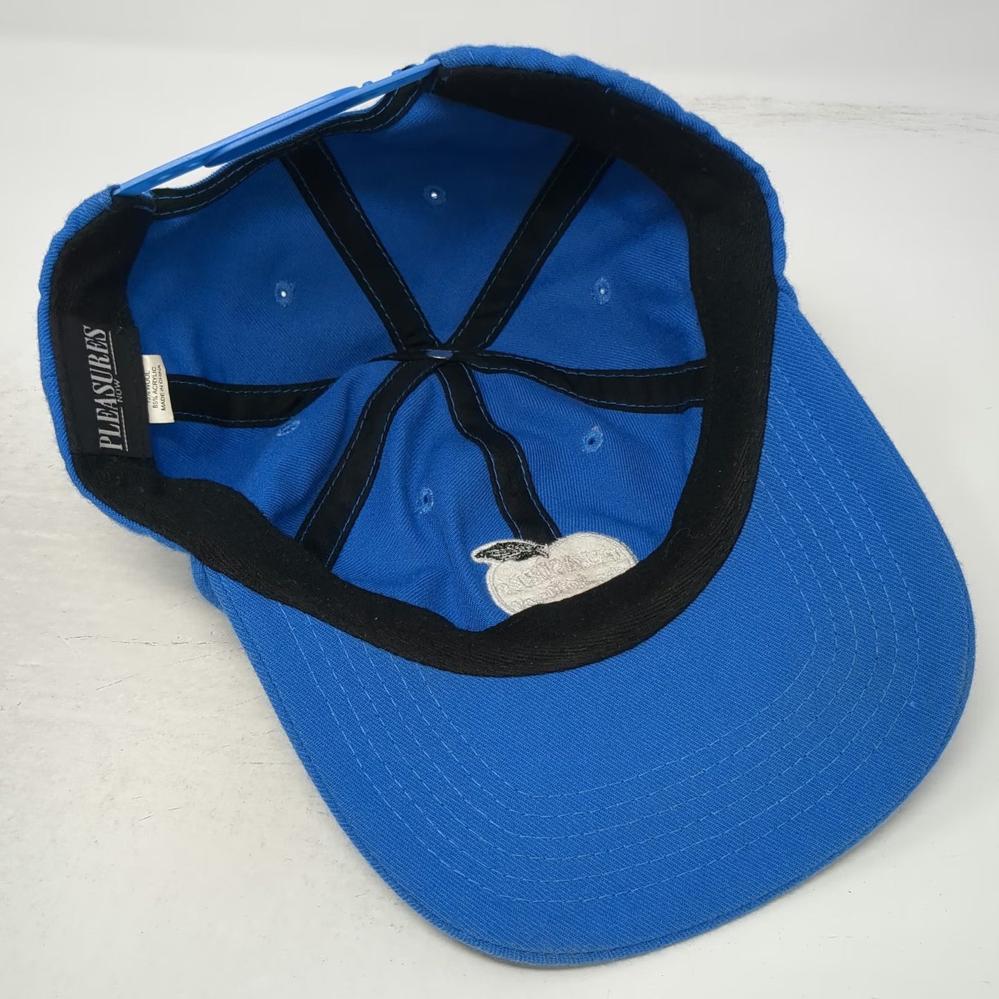 Pleasures Snapback Blue One Size Fruits of Imagination Apple Wool Blend Hat