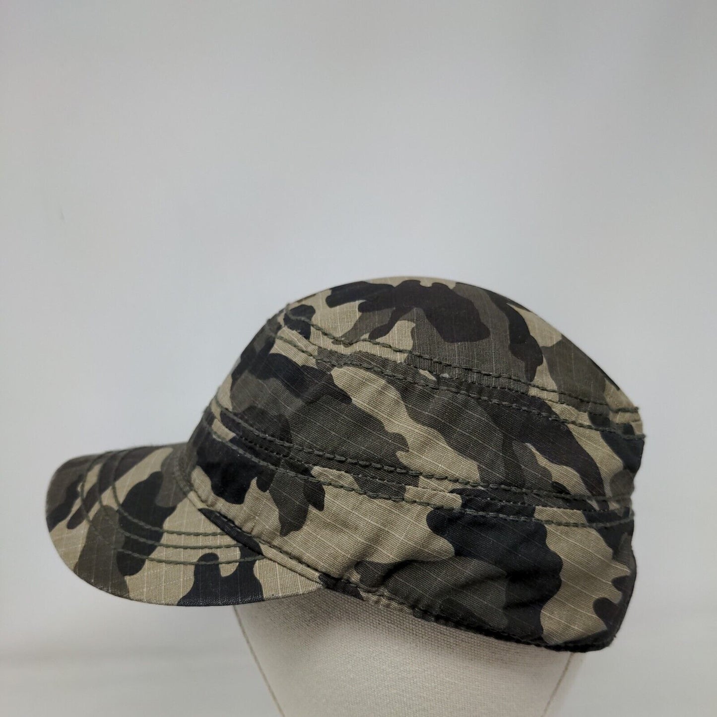 Unbranded Cadet Army Cap Camouflage One Size Adjustable Lightweight Blank