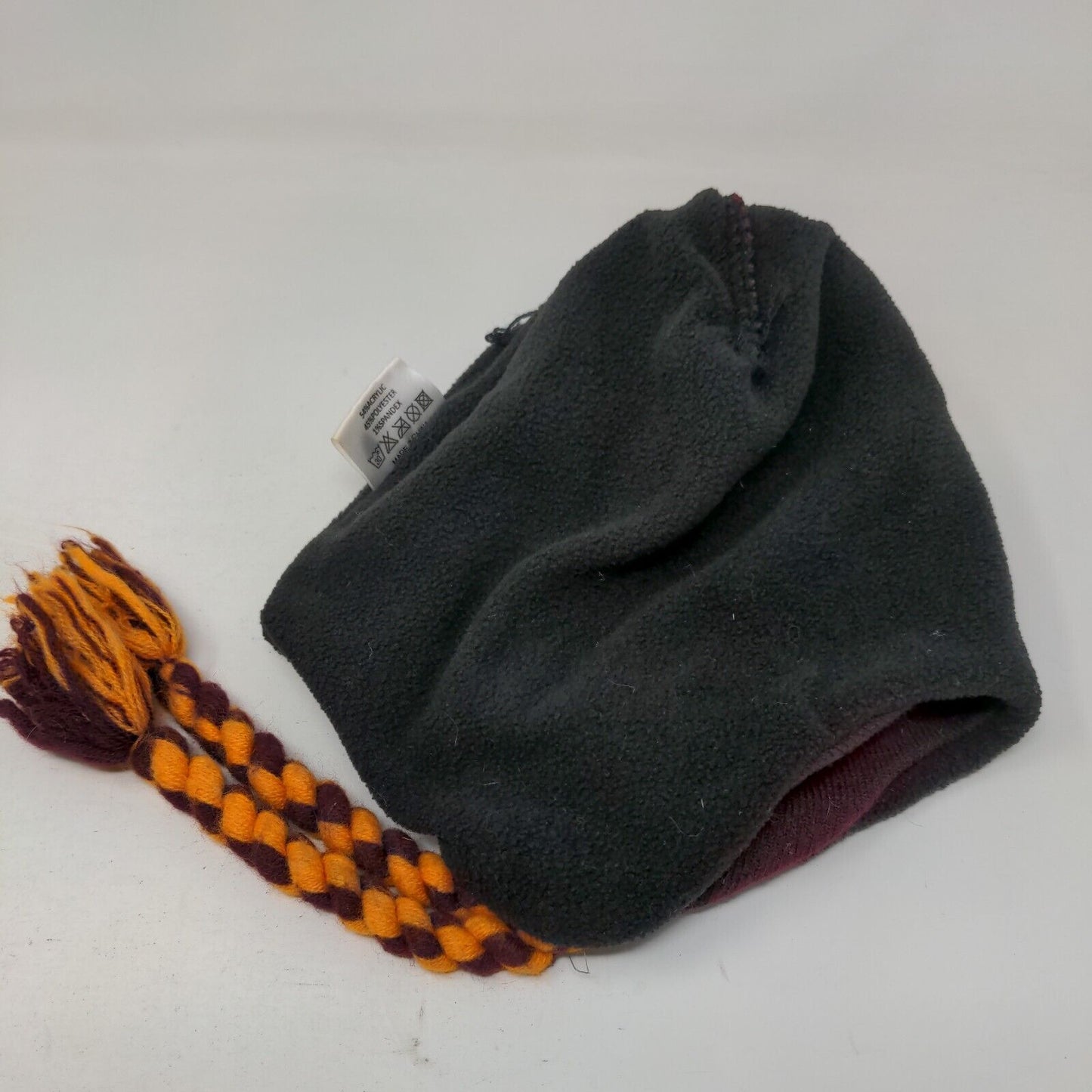 Gobble Gobble Beanie Trapper Hat Red One Size Winter Pom Pom Ear Fap Braided