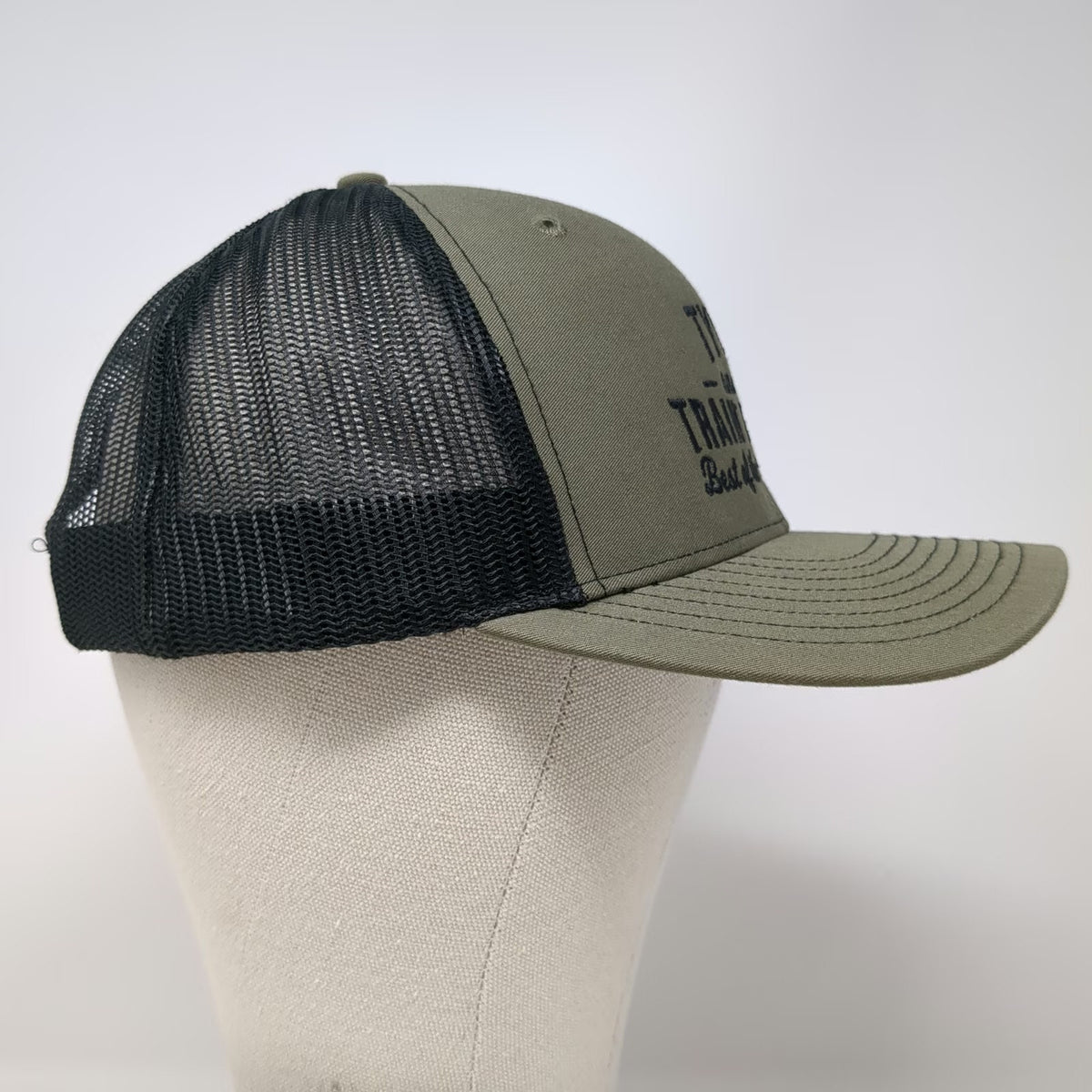 Richardson Trucker Hat Green One Size Snapback Tylor and the Train Robbers Band