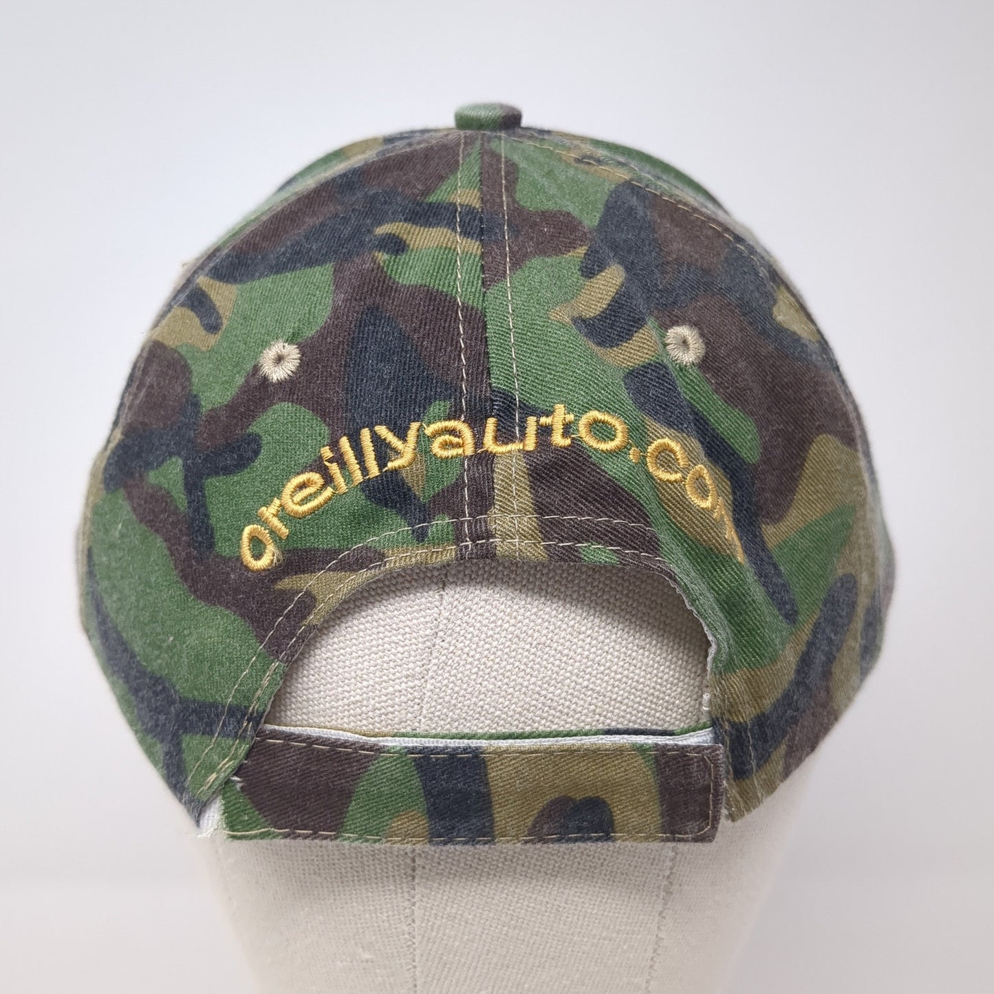 O'Reilly Auto Parts Strapback Baseball Cap Multicolor OS Adjustable Camouflage