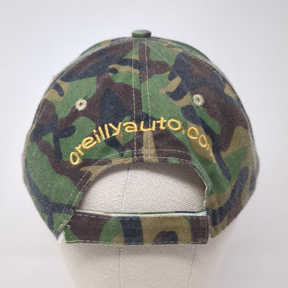 O'Reilly Auto Parts Strapback Baseball Cap Multicolor OS Adjustable Camouflage