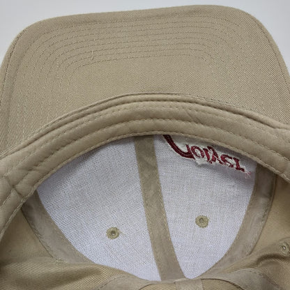 KC Baseball Cap Beige Red White One Size Recycled PET Strapback Hat Colyer