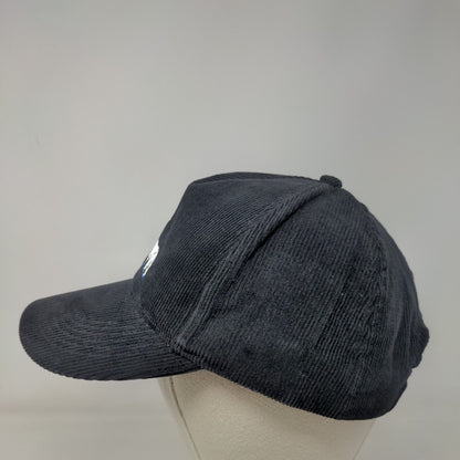 Alaska Polar Bear Snapback Hat Black One Size Corduroy Embroidered