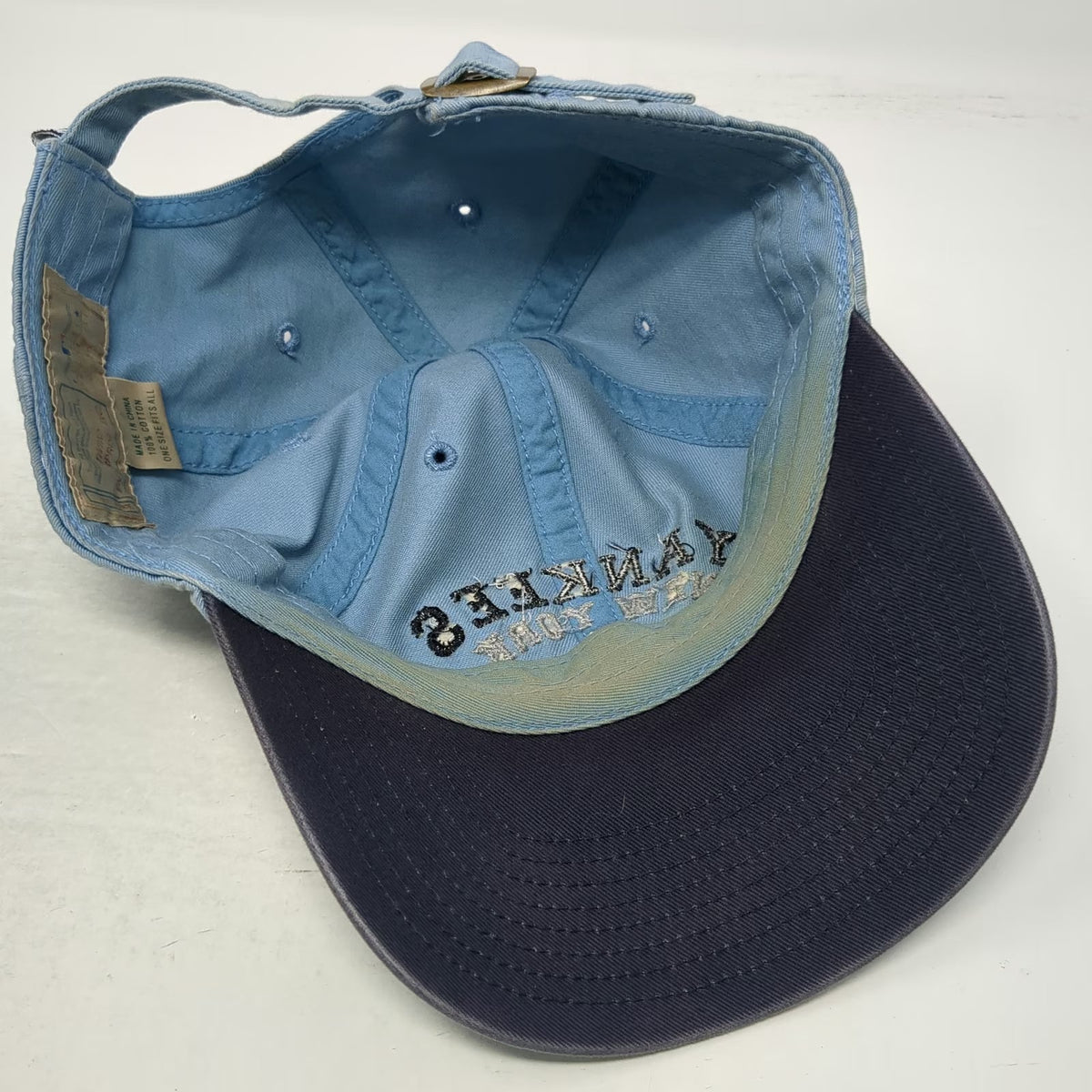 Twins Enterprise New York Yankees MLB Baseball Cap Blue One Size Embroidered Hat