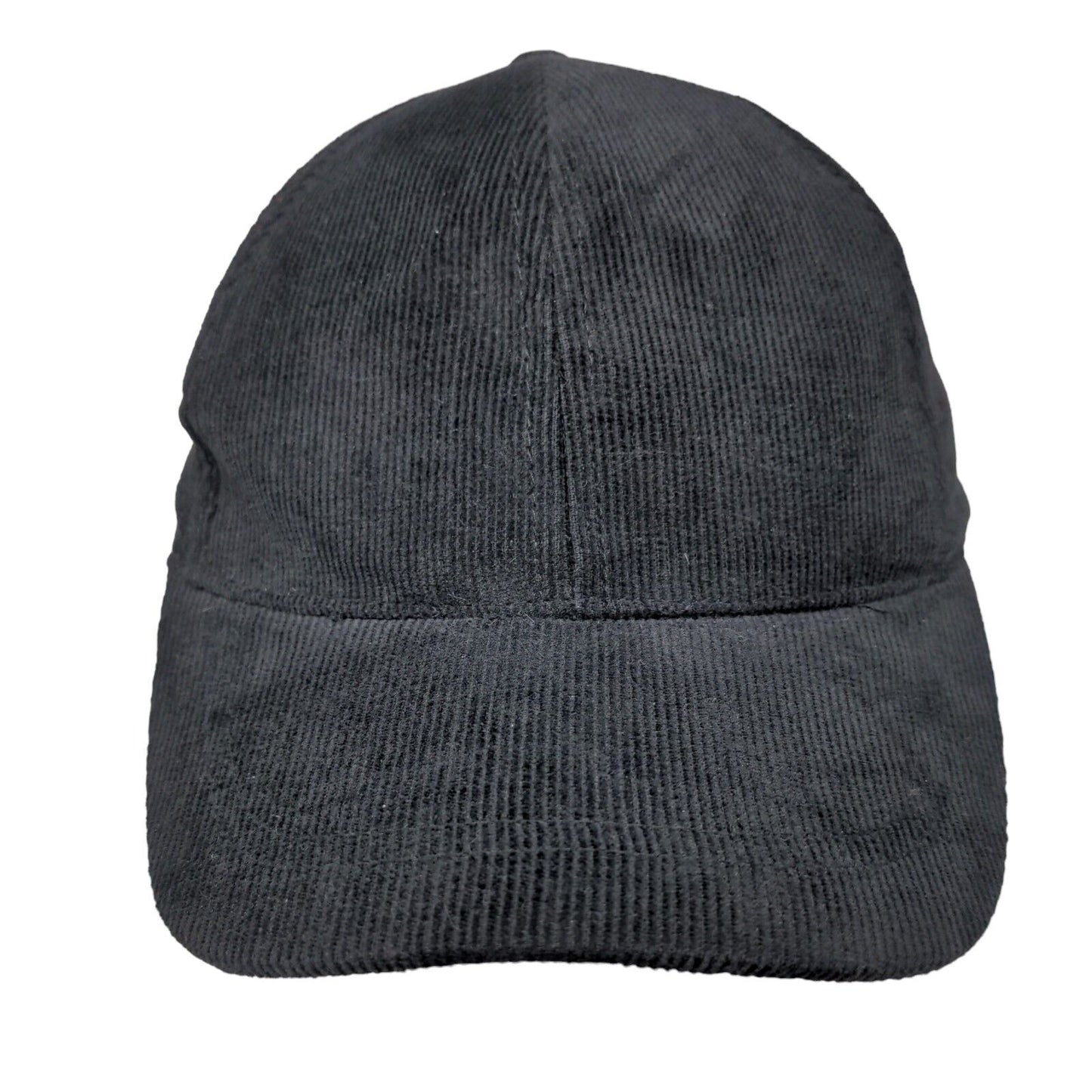 Gertex Strapback Hat Black Size 4-6x Adjustable Vented Holes 6 Panel Blank
