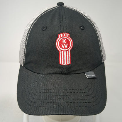 Kenworth Baseball Cap Black Silver One Size Strapback The Worlds Best Mesh Hat