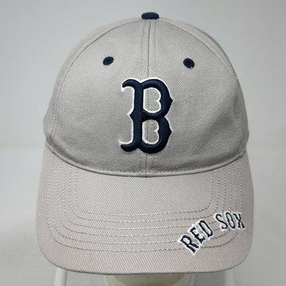 Boston Red Sox MLB Fan Favorite Baseball Cap Gray Blue White One Size Strapback