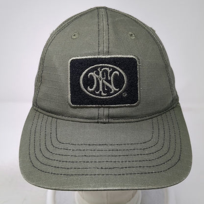 FN Herstal Baseball Cap Green One Size Strapback Embroidered Tactical Logo Hat