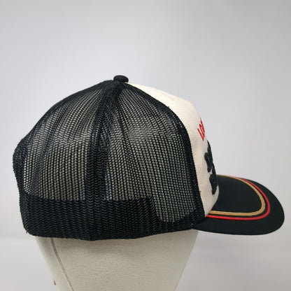 American Needle Lone Star Beer Trucker Hat Black OSFM Snapback BBQ Tacos Mesh