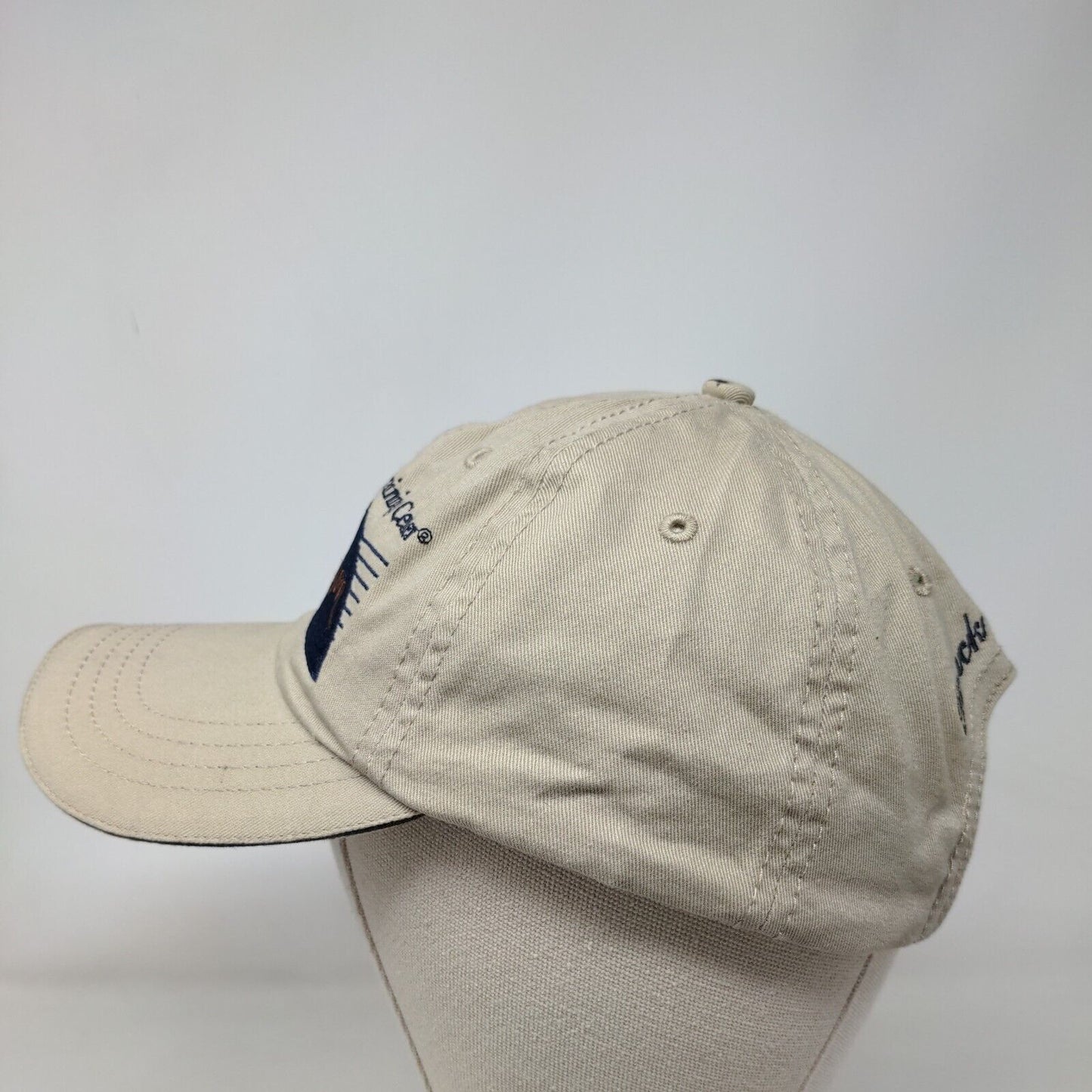 Youth Automotive Training Center Jim Moran Classic Slideback Hat Tan OSFA Cotton