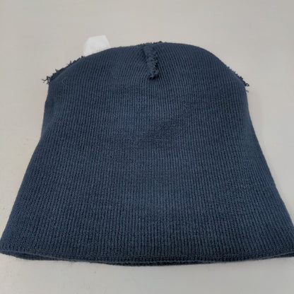 Indianapolis Crossroads Airshow Men's Knit Beanie Hat Blue 100% Acrylic Planes
