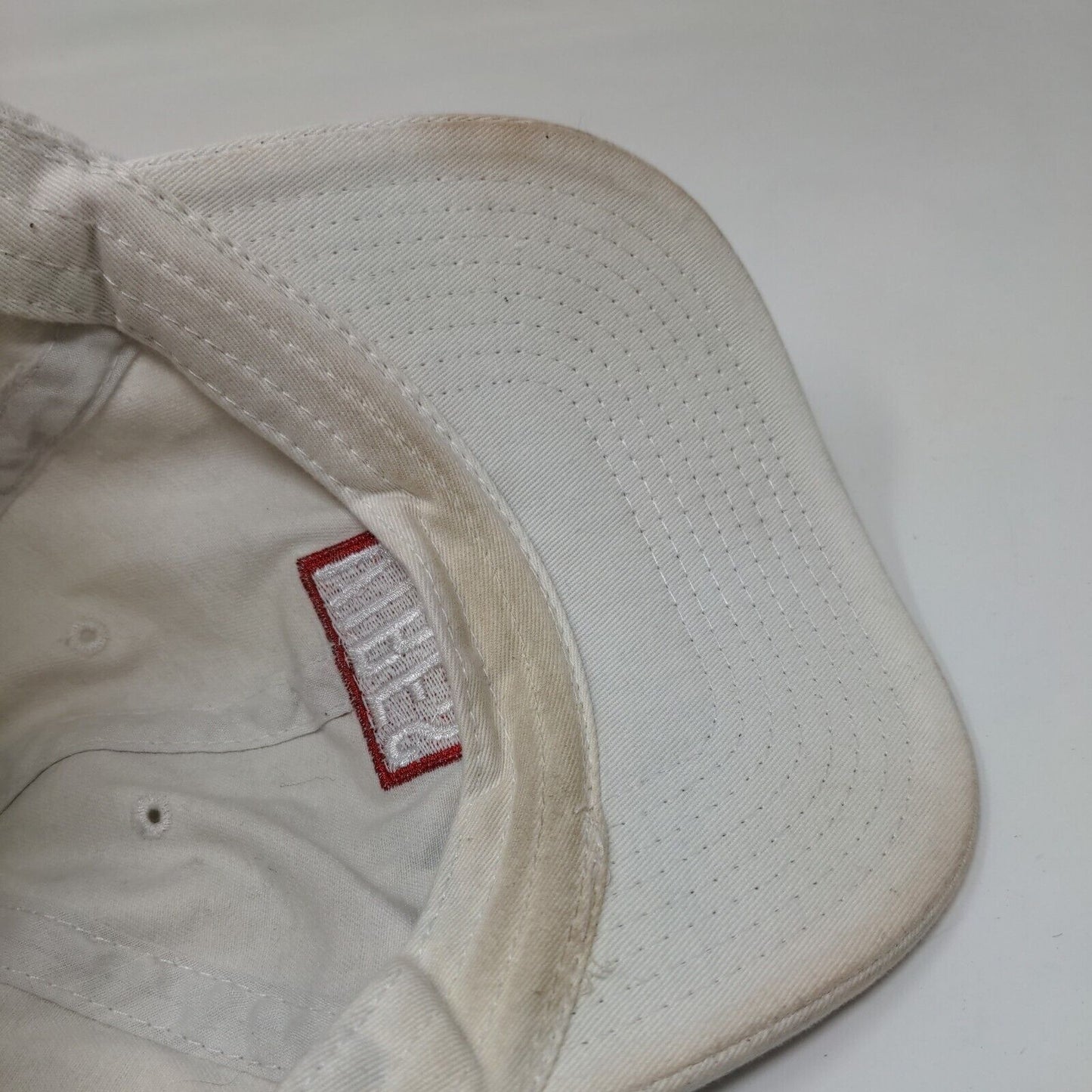 VIBES Slideback Hat Cream One Size Adjustable Embroidered 6 Panel Cotton