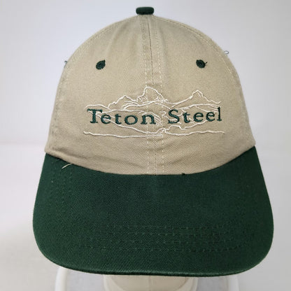Headliner by Vernon Teton Steel Metal Roofs Baseball Cap Beige Green One Size