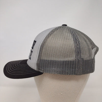 DRKTMBR Coffee Snapback Trucker Hat Gray OSFA Mesh Back Richardson