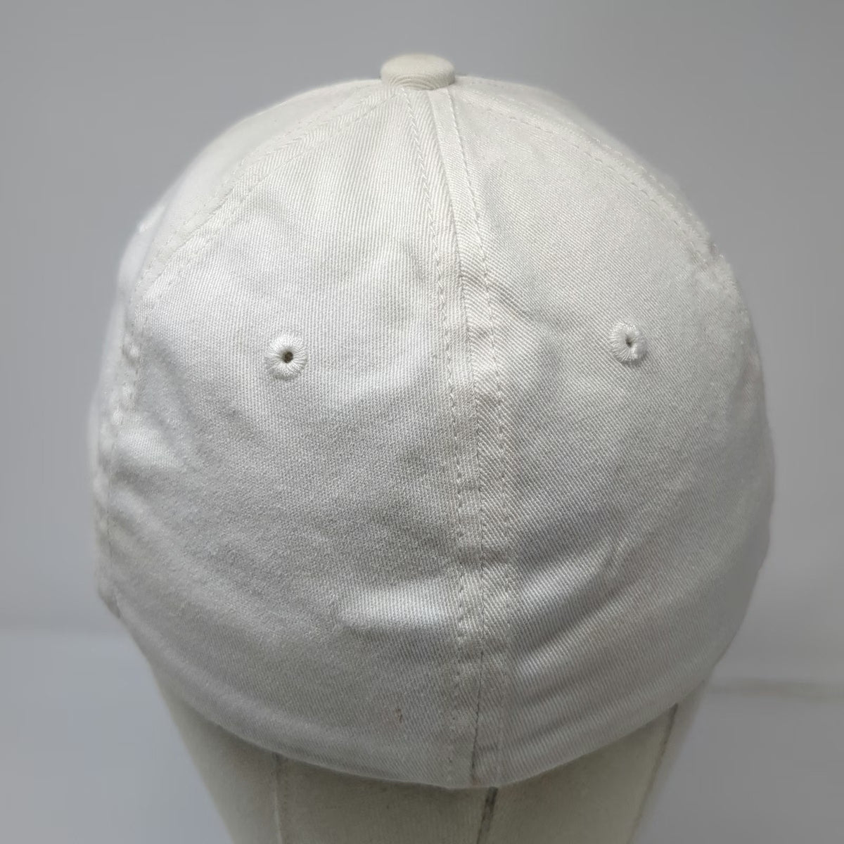 American Eagle 5 Panel White M All Over Print Typography Since 77 Graphic Hat