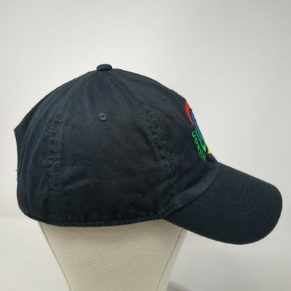 Nike Baseball Cap Black One Size Wilson Maximus Embroidered Swoosh Slideback Hat