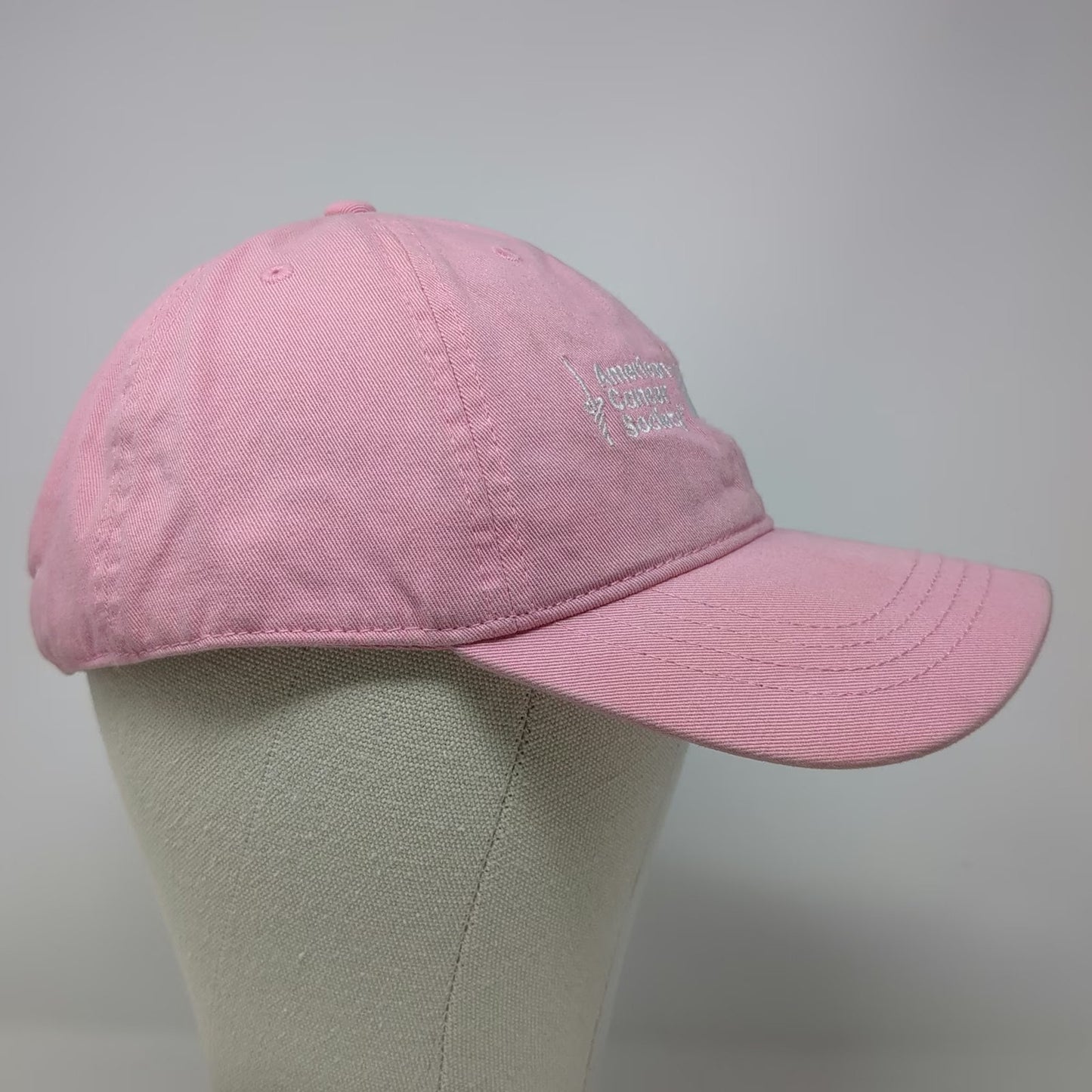 Cap America Baseball Cap Pink One Size American Cancer Society Men Wear Pink Hat