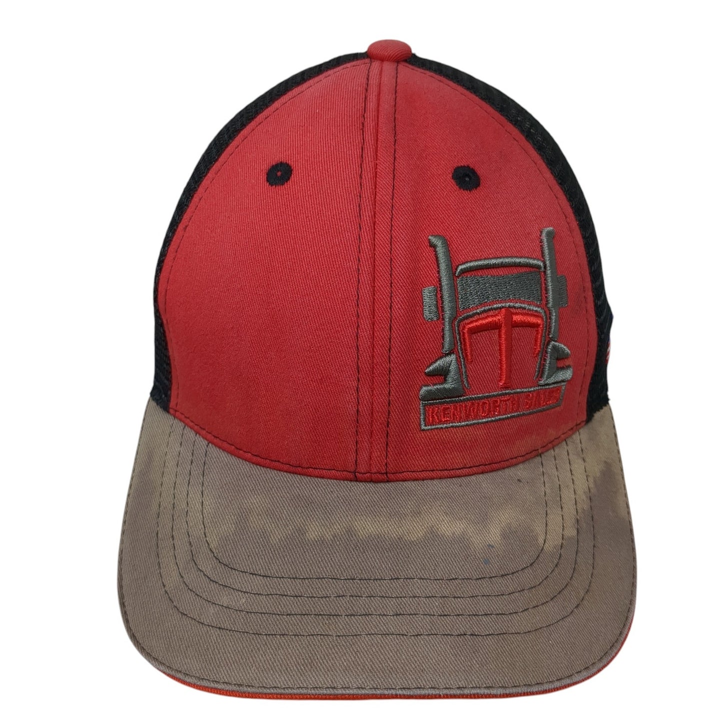 Kenworth Truck Snapback Trucker Hat Multi One Size Mesh Back Colorblock