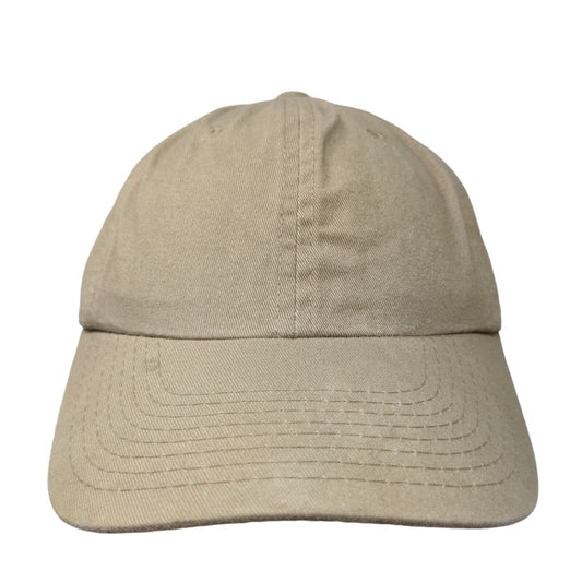 Outdoor Cap Men's Strapback Hat Tan OSFM Blank Adjustable Vent Holes